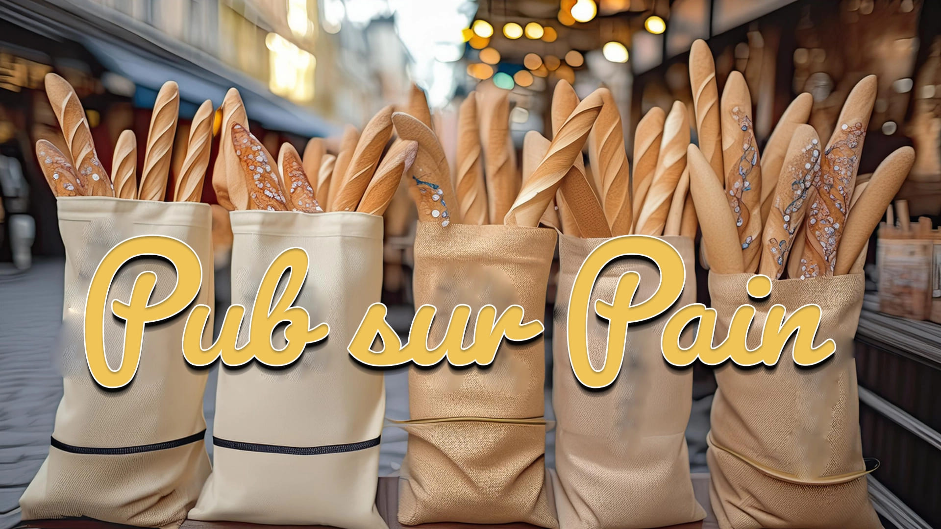 sacs à pain publicitaires