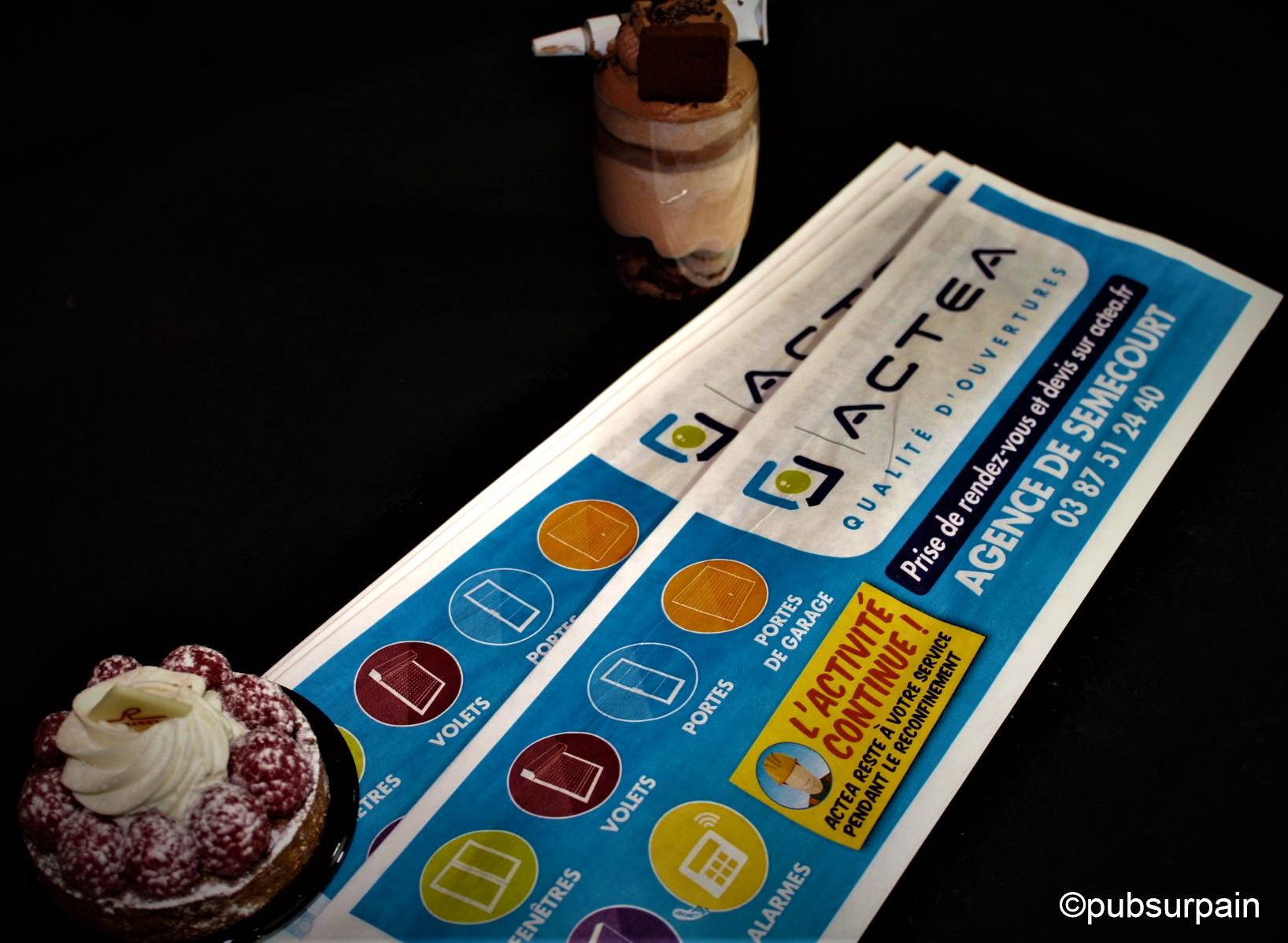 pub sur étuis à baguettes